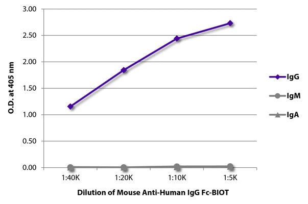 Mouse Anti-Human IgG Fc Secondary Antibody, Biotin